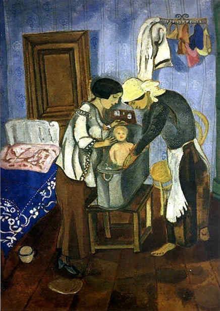 Les Babys contemporain Marc Chagall Peintures à l'huile